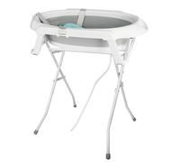OHMG Bañera plegable para bebés con estructura, bañera plegable para bebés de 0 a 3 meses y nueva madre, bañera para bebés con soporte