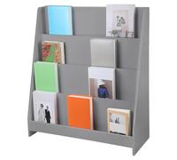 OHMG Biblioteca infantil, Estantería para libros, baúl de juguetes, para niños, portarevistas con 4 compartimentos, almacenamiento de juguete/libro infantil, Etagere libro infantil, mueble de