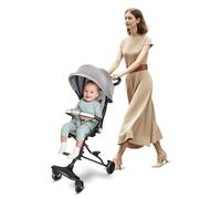 OHMG - Cochecito de caña de bebé ultraligero, compacto, plegable de nacimiento a 25 kg, con sistema Trolley, capota extensible, cochecito de 0 a 4 años, ultraligero 5 kg