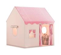 OHMG Dúplex de juego interior para niños, tienda de juegos, tienda de princesa con ventanas, espacio acogedor, decoración de habitación infantil y fiesta, niños y niñas