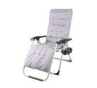 OHMG Juego de 2 sillas de jardín Zero Gravity, silla de camping plegable, sillón relax con reposacabezas acolchado, silla de verano de accer aliado, silla de exterior cómoda