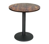 OHMG Mesa de comedor cuadrada moderna escandinava, mesa simple para cocina, comedor y sala de estar, madera MDF, para 2-4 personas, comedor, sala de estar, oficina (circular-60x60x75cm)
