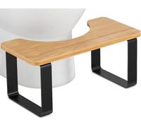 OHMG Toilettenhocker Erwachsene,Toilettenhocker Holz Klohocker Toiletten Hocker, WC hocker WC Hocker WC Bambus,Kackhocker,Toilettenstuhl WC hocker Erwachsene