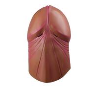 OhMill Mascarillas realistas para fiesta de Halloween para disfraz de | Divertidas máscaras plegables de látex, accesorio creativo, parodista para fiestas de noche de gallina, premios