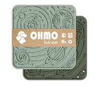 OHMO - Almohadilla para lamer con Dibujo de Cielo Estrellado para Gatos y Perros (Set de 2, Small), diseño con Ventosa para lamer Lentamente Durante el baño, Aseo y Entrenamiento