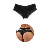 Ohmydear Ropa Interior Mujer Tangas Sexy 1/2/3/4 Pack Bragas Transparentes Tallas Grandes