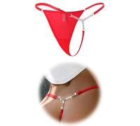 ohmydear String Tangas Sexy para Mujer de Hilo con Diamante | Bikini Malla con Strass, Tanga Conjunto, Ropa Interior para Mujer, erótica Slip, Bragas Cintura Baja, Braguitas