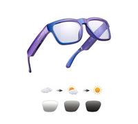OhO - Gafas de sol inteligentes polarizadas con altavoz Bluetooth, protección UV atlética/exterior y control de voz, unisex