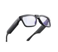 OhO sunshine Gafas Bluetooth Inteligentes con grabación de cámara 4K y Memoria de traducción en Tiempo Real, Marco Negro + Lente de transición y Bloqueo de luz Azul, 64G