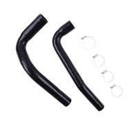 OHOB-COOL Manguera de radiador de silicona refrigerante para Jeep Wrangler YJ/TJ 2.4L 4.2L 1987-2006 89 90 91 92 93 94 95 96 97 98 99 00 01 02 04 05 Jeep Wrangler YJ/TJ 2.4L 4.2L (negro)
