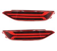 Ohocean Intermitente Lateral Para Hyundai Para Tucson 2015 2016 2017 2018 2019 2020 Luz Antiniebla Trasera Freno Reflectora LED Intermitente Para Coche 2 Piezas(Red Cover,3 Functions)