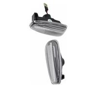 Ohocean Intermitente Lateral Para Kia Para Ceed Para Rio Para Carens Lámpara Señal Giro LED Luz Posición Lateral Dinámica Luces Intermitentes Secuenciales(Dynamic Crystal)