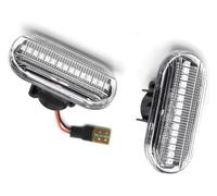 Ohocean Intermitente Lateral Para Nissan Para INTERSTAR Para PRIMASTAR LED Luz Posición Lateral Señal Giro Dinámica 2 Piezas(Dynamic Crystal)