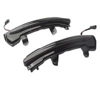 Ohocean Intermitente Lateral Para Nissan Para Kicks P15 1,6 2016 2017 2018 2019 2020 2021 2022 Conjunto Indicadores LED Luz Giro Espejo Lateral Tipo Alerón(Smoked Black)