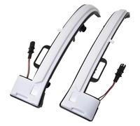 Ohocean Intermitente Lateral Para Peugeot 308 T9 SW II Mk2 2013-2019 Conjunto Luz Indicadora LED Dinámica Señal Giro Espejo Lateral Tipo Alerón(Dynamic White Lens)