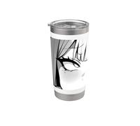 Ohogao Anime Lewd Face Waifu Otaku JA240724D02V01 Vaso térmico de acero inoxidable de doble pared