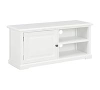 OHOOWOO Muebles TV Mueble para el televisor de Madera Blanco 90x30x40 cm