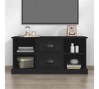 OHOOWOO Muebles TV Mueble para TV Madera contrachapada Negro 99