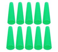 OHPHCALL 10 Tubos Cónicos y Aplicación Versátil para Enrollar Hilo Verde de Plástico Alta n Gestión de Producción Textil