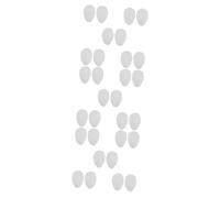 OHPHCALL 15pares Pegatinas Antideslizantes Para Tacones Almohadillas Transparentes De Protector De Resistente Al Desgaste y Reducción De Ruido Para Zapatos De Dama y Caballero Paquete