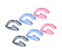 OHPHCALL 18 Piezas Pinzas de Nariz de Silicona para Natación Adultos Unisex Colores Rosa Negro y Azul Accesorios Resistentes y Reutilizables para Protección Nasal Piscinas y Buceo