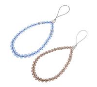 OHPHCALL 2 piezas Correa para Teléfono con Cuentas Cadena de Muñeca Anticaída Ligera y Multifuncional para Móvil con Diseño Único y Fácil Instalación Color Aleatorio Color Aleatorio