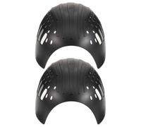 OHPHCALL 2 Piezas Forro de Inserción de Béisbol, Revestimiento de Inserción a Prueba de Choques, Carcasa Insertable Ligera de Abs y Plástico, Negro, Diseño de Ventilación, Fácil