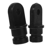 OHPHCALL 2 Piezas Tapones Sólidos de Nailon Negro para Embarcaciones y Tuberías de 3/4 y 5/8 Pulgadas Ajuste Versátil Que Previene Fugas de Agua Marina, Accesorios Náuticos Resistentes