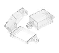 OHPHCALL 2piezas Cubierta Adhesiva Transparente para Interruptor con Tapa Abatible Protección Activación Accidental Unidades Cubierta de Botón para Uso Diario Resistente y Práctica