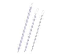OHPHCALL 3 piezas Agujas para Enhebrar Lana Herramientas Ligeras para Costura y Bordado Manual para Tejer Crochet y Manualidades el Hogar