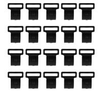 OHPHCALL 30 Piezas de Ganchos de Plástico para Postes de Tienda de Campaña, Clips de Suspensión Interior Ligeros y Ajustables para Camping al Aire Libre