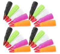 OHPHCALL 30 Piezas Dedo de Bruja Uñas para Halloween de Plástico, , Colores, Accesorio de Broma para Fiesta de Halloween y Escenas de Cementerio