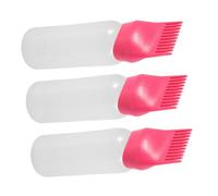 OHPHCALL 3piezas Botellas De Aplicación Para Color De Cabello y Herramienta Precisa y Conveniente Para Uso Salón y Casa Apta Para Tipos De Cabello
