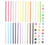 OHPHCALL 4050 Tiras de Papel de Origami para Estrellas de Papel Experiencia de Plegado Cómoda y Conveniente para Manualidades en Momentos de Relajación