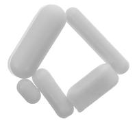 OHPHCALL 5 Barras Magnéticas de Ptfe para Laboratorio Químico Investigación, Agitadores Magnéticos Blancos para Mezclar Líquidos y Soluciones Corrosivas