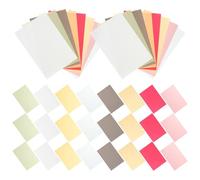OHPHCALL 50 Piezas Papel de Calco Translúcido de Sulfato de Color para Dibujo Artístico y Transferencia, Material Papel, Adecuado para Bocetos y Prácticas Escolares