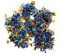 OHPHCALL 6 Piezas Pompones de Animadora Flores de Mano para Animar Lentejuelas Pet Diseño Fácil de Llevar, Piezas No se Caen Fácilmente, para Porristas y Equipos de Animación, Actuaciones