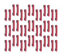 OHPHCALL 60 Pasadores de Seguridad Autoadhesivos de Plástico Negro Tamaño Mediano para Etiquetas de Nombre, Manualidades y Bricolaje, Paquete de 60 Unidades, Ideales para Oficinas y