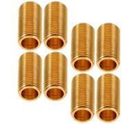 OHPHCALL 8 Piezas de Varilla Roscada M10 de Cobre Dorado Rosca Completa y Hueca para Bases de Lámparas en Aplicaciones Industriales y Comerciales de Iluminación