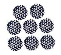 OHPHCALL 8piezas Redecilla De Ballet Para Mujeres Moño Invisible y Transpirable Accesorio De Danza Para Dancer y Patinadoras Juego De Color Azul Gran Elasticidad