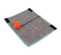 OHPHCALL Alfombra Rascadora Redonda para Gatos Bola de Plástico Decorativa, Fácil de Enrollar, Adecuado para Muebles y Mesas, Accesorio Divertido para Gatos y Gatitos