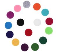 OHPHCALL Almohadillas Aromáticas Redondas 170 para Aromaterapia de Fibra de Poliéster Compactas y Cómodas Color Aleatorio Ideales para Difusores de Aceite Esencial de 30mm