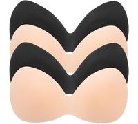 OHPHCALL Almohadillas De Ropa Interior De 4 Piezas Sujetador Deportivo De Yoga Push Up Bandeau Bra Sujetador De Lencería Almohadillas De Sujetador Extraíbles Inserciones De Sujetador