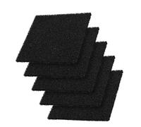 OHPHCALL Ambientador para Eliminar Olores Cubo de Basura Filtro de Carbón Activado, Paquete de 6 Piezas, Esponja Filtrante Negra, Práctico Fuerte Capacidad de Absorción
