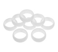 OHPHCALL Anillos Deportivos de Silicona Flexibles para Hombre, 8 Unidades, Color Aleatorio, Resistentes al Agua, Accesorios para Gimnasio, Fitness y Actividades al Aire