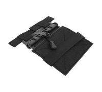 OHPHCALL Arnés para Gatos Tipo Chaleco Ajustable, Chaleco para Gatos Antiescape, Ligero y Portátil, Nylon, Negro, para Entrenamiento en Calor y Aventuras al Aire Libre
