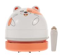 OHPHCALL Aspiradora de Escritorio, Aspiradora de Mesa Portátil Mini para Limpiar Migas y Virutas de Goma, para Coche y Escritorio, Cepillo, Asb y Nylon