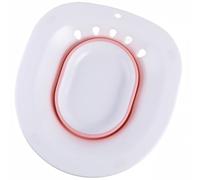 OHPHCALL Bidé Plegable para Mujer Diseño Liso y Gancho, Material Pp y Tpr, para Higiene Íntima y Cuidado Materno en Inodoros Estándar