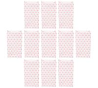 OHPHCALL Bolsas de Papel Kraft para Dulces y Galletas 25 Unidades Estampado de Puntos Rosas Multiusos para Recuerdos de Fiesta y Regalos