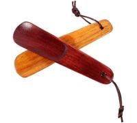 OHPHCALL Calzador de Zapatos de Madera Compacto y Fácil de Colgar, 2 Piezas para Personas Mayores y Embarazadas, Adecuado para Viajes y Uso Doméstico